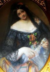 Gratia charles louis femme a la mantille 1864